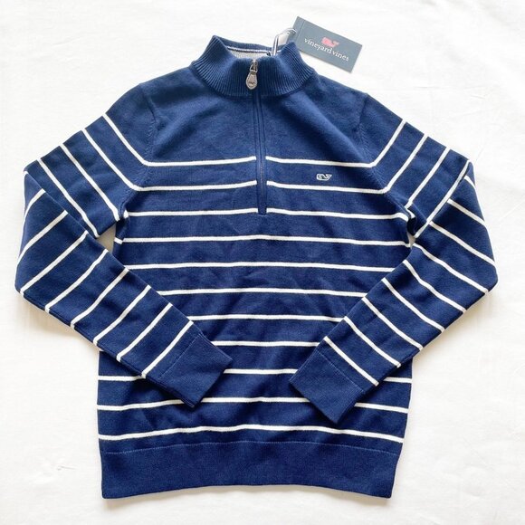 Vineyard Vines Other - NEW Vineyard Vines Blue Striped Pullover Sweater size M